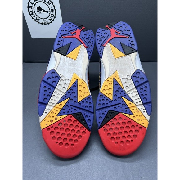 Air Jordan 7 VII Retro Ugly Sweater Nothing But Net 304775-142 Men Size 8.5 - Picture 9 of 12